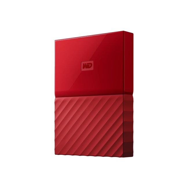 Western Digital My Passport 1TB 2.5" Portable Hard Drive in Red
