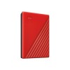 Western Digital My Passport 2TB USB 3.2 Gen 1 Portable External Hard Drive - Red