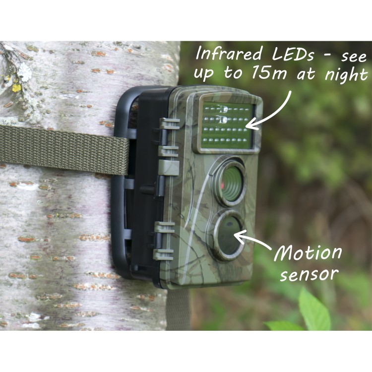 electriQ Pro Outback 8 Megapixel HD Wildlife & Nature Pet Camera with Night Vision
