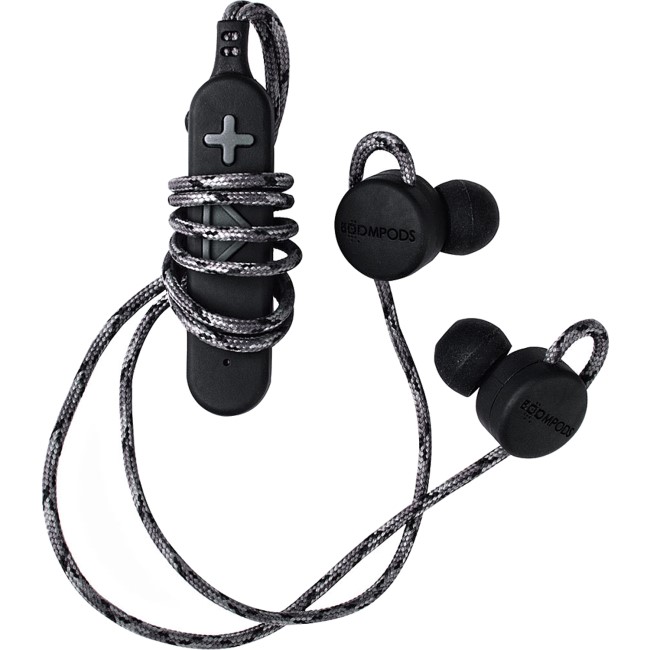 BoomPods RetroBuds Bluetooth In-Ear Headphones - Black/Grey