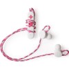 BoomPods RetroBuds Bluetooth In-Ear Headphones - White/Pink