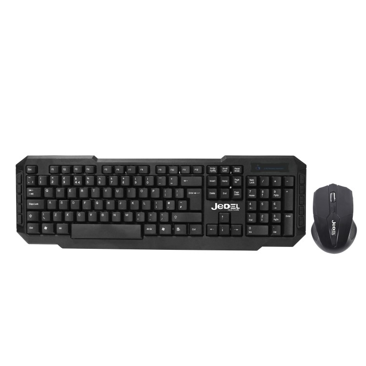 Wireless Keyboard & Mouse in Black 