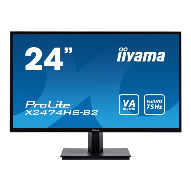 GRADE A2 - iiyama ProLite X2474HS-B2 24" Full HD Monitor 