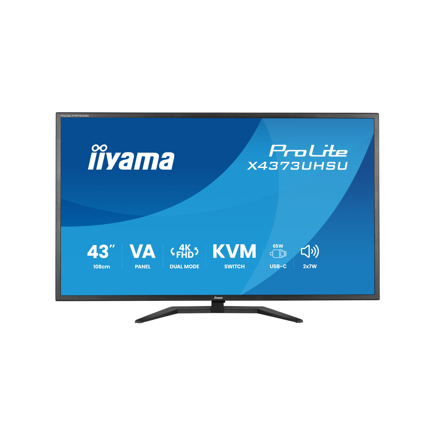 ProLite X4373UHSU 43 VA 4K UHD USB C KVM Monitor