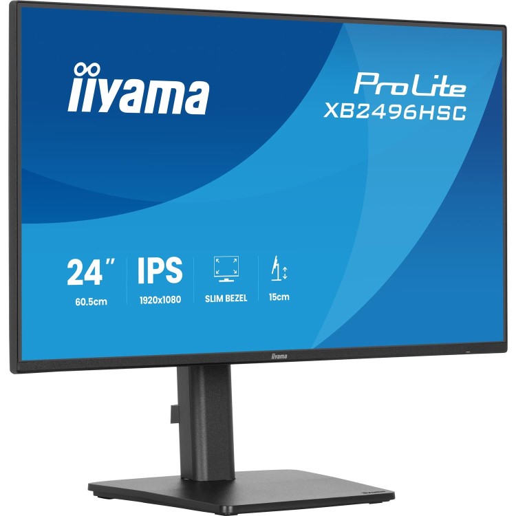 iiyama ProLite XB2496HSC 24" IPS Full HD 144Hz USB-C Height-Adjustable Monitor