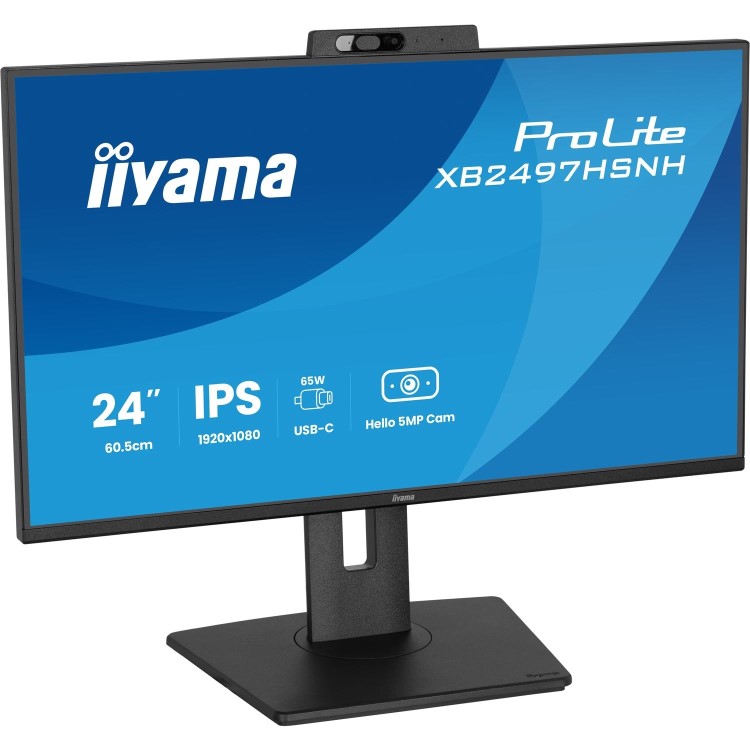iiyama ProLite XB2497HSNH 24" IPS Full HD Height-Adjustable Monitor