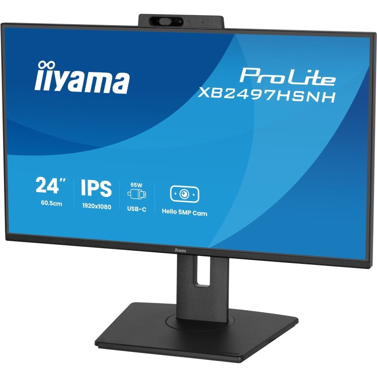 iiyama ProLite XB2497HSNH 24" IPS Full HD Height-Adjustable Monitor
