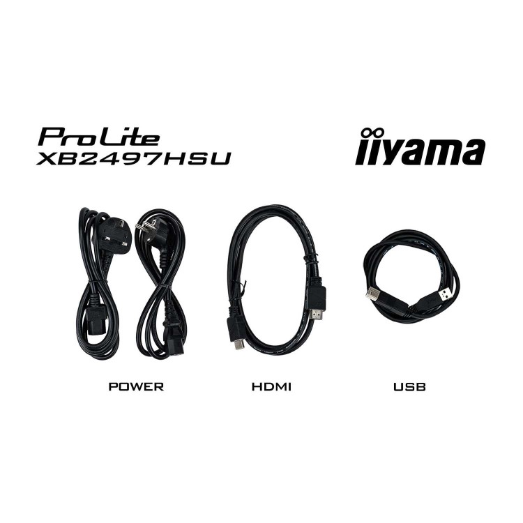 iiyama ProLite XB2497HSU 24" IPS Full HD Height-Adjustable Monitor
