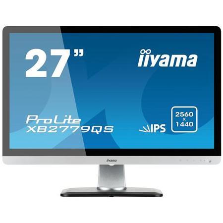 Iiyama 27" LED-Backlit Display 2560 x 1440 16_9 VGA DVI-D HDMI USB Speakers VESA Monitor
