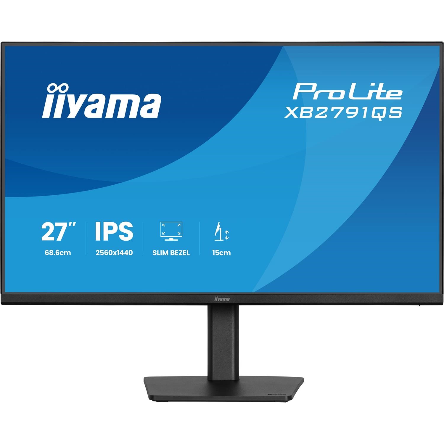 ProLite XB2791QS 27 IPS QHD Heigh Adjustable Monitor