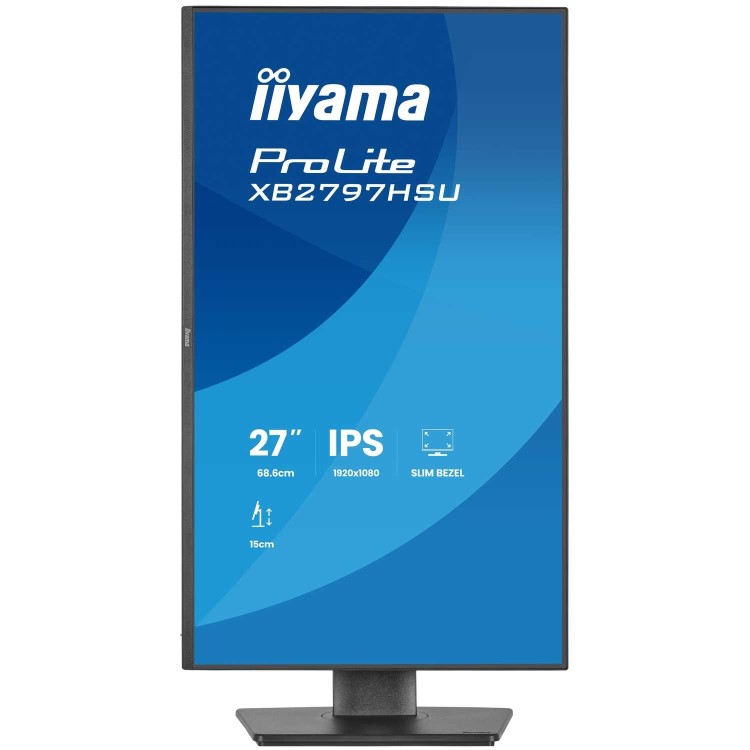 iiyama ProLite XB2797HSU 27" IPS Full HD Height-Adjustable Monitor