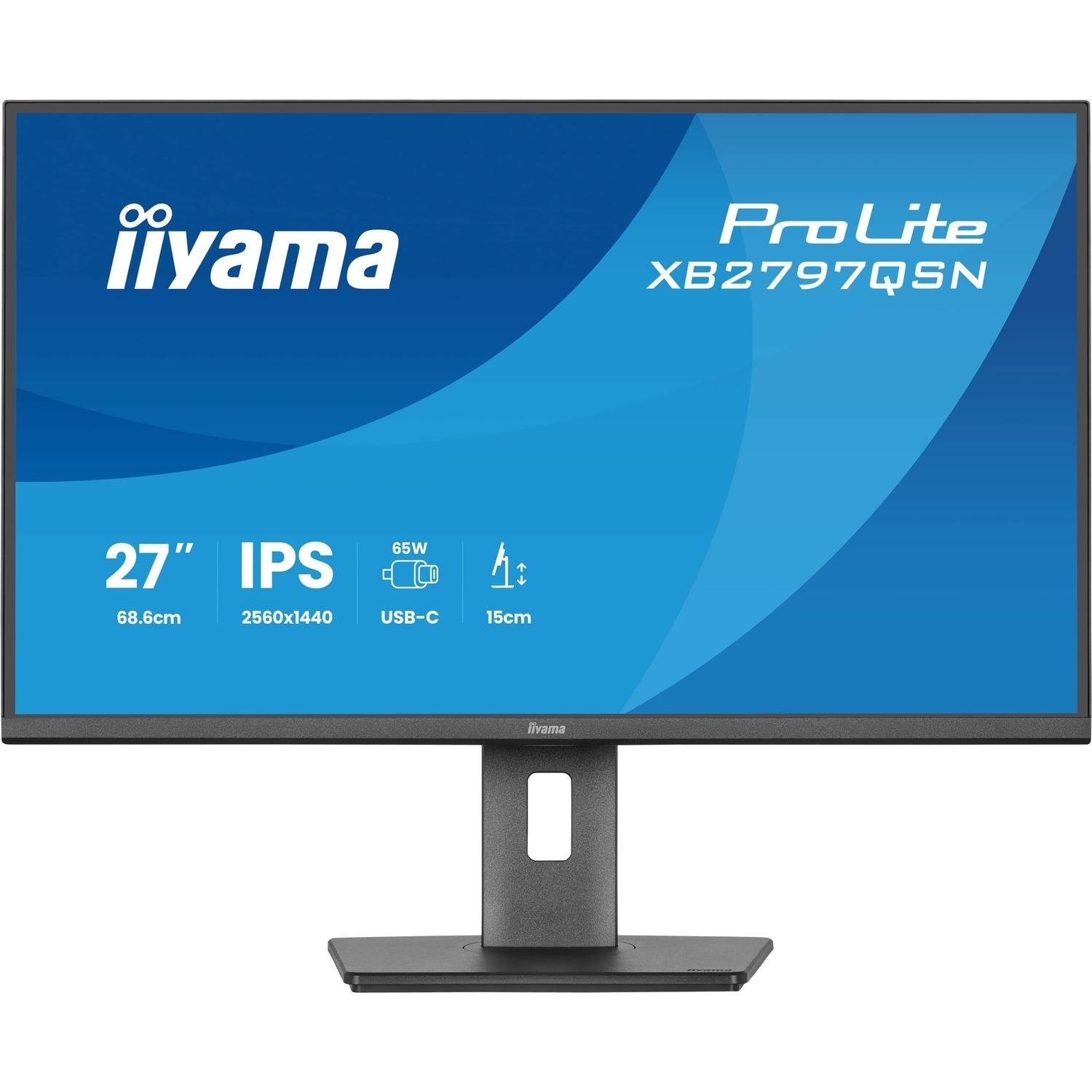 ProLite XB2797QSN 27 IPS QHD USB C Height Adjustable Monitor