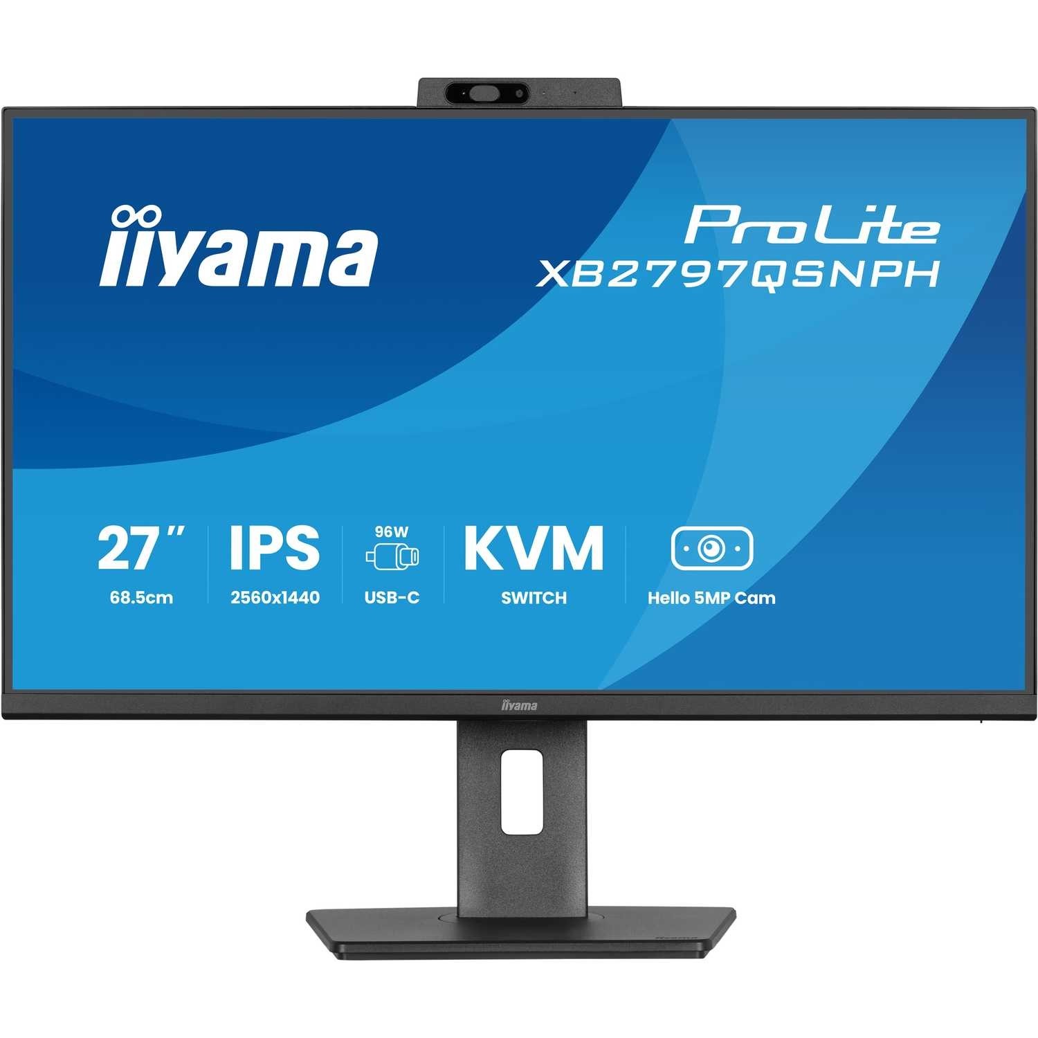 ProLite XB2797QSNPH 27 IPS QHD USB C KVM Height Adjustable Monitor