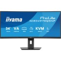 XCB3497WQSNPB1 iiyama ProLite XCB3497WQSNP 34" VA UltraWide QHD USB-C KVM Height-Adjustable Curved Monitor