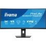 iiyama ProLite XCB3497WQSNP 34" VA UltraWide QHD USB-C KVM Height-Adjustable Curved Monitor