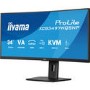 iiyama ProLite XCB3497WQSNP 34" VA UltraWide QHD USB-C KVM Height-Adjustable Curved Monitor