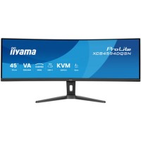 iiyama ProLite XCB4594DQSN 45" VA UltraWide QHD USB-C KVM Height-Adjustable Curved Monitor
