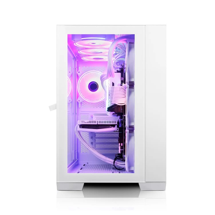 AWD IT X Cube White Intel Core i7-14700KF RTX 4070 Super 64GB 2TB Liquid Cooled Windows 11 Gaming PC