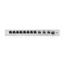 Zyxel XGS1250-12 v2, 12-Port Gigabit webmanaged Desktop Switch with 8 port 1G + 3-Port MultiGig 1/2.5/5/10G + 1-Port SFP+