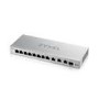 Zyxel XGS1250-12 v2, 12-Port Gigabit webmanaged Desktop Switch with 8 port 1G + 3-Port MultiGig 1/2.5/5/10G + 1-Port SFP+