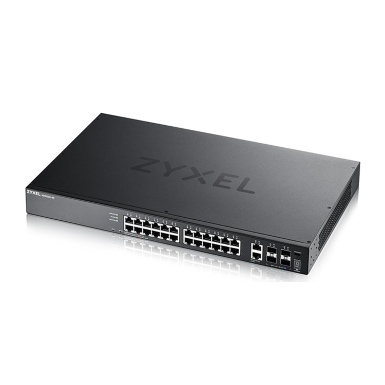Zyxel XGS2220-30 NebulaFlex Pro 24-Port Layer 3 Managed Rackmount Gigabit Switch