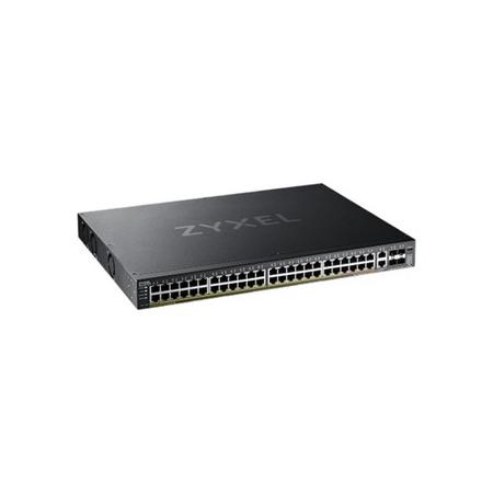 Zyxel XGS2220-54FP NebulaFlex Pro 48-Port Layer 3 Managed Rackmount Gigabit PoE+ Switch