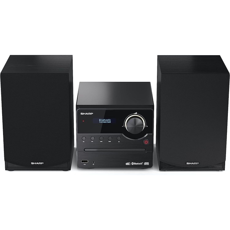 Sharp Wireless Hi-Fi Micro System Speaker - Black