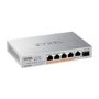 Zyxel 4 ports 70W total PoE++ Desktop MultiGig Unmanaged Switch