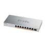 Zyxel 8 ports 100W total PoE++ Desktop MultiGig Unmanaged Switch