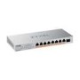 Zyxel 8 ports 100W total PoE++ Desktop MultiGig Unmanaged Switch