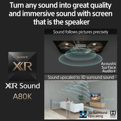 Sony A80K BRAVIA XR OLED 65Inch 4K HDR Google TV