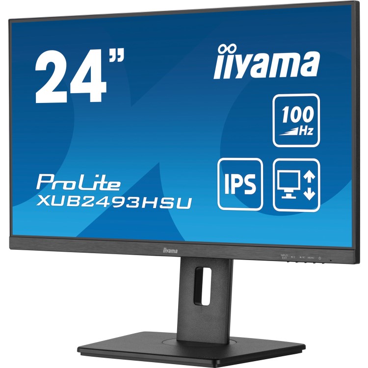 iiyama ProLite XUB2493HSU 24" IPS Full HD 100Hz Height-Adjustable Monitor