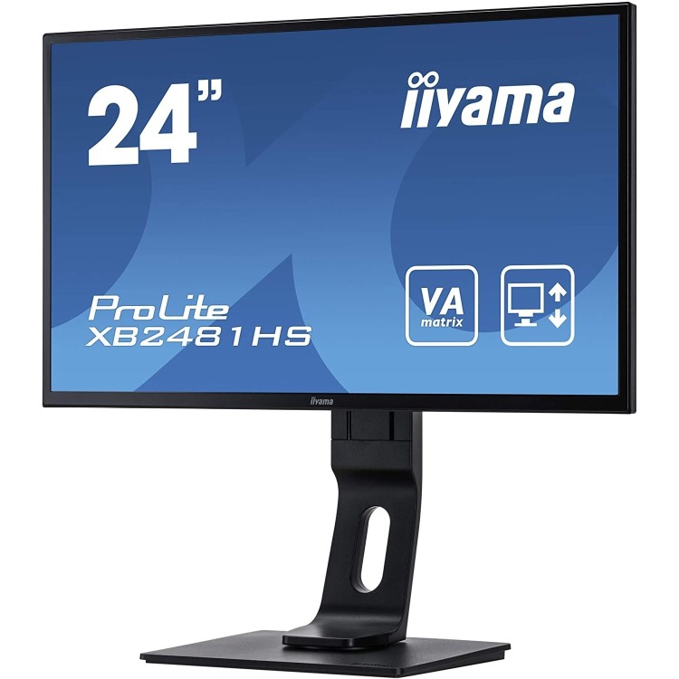 Refurbished Iiyama ProLite XUB2493HSU-B1 24" IPS Full HD Monitor 