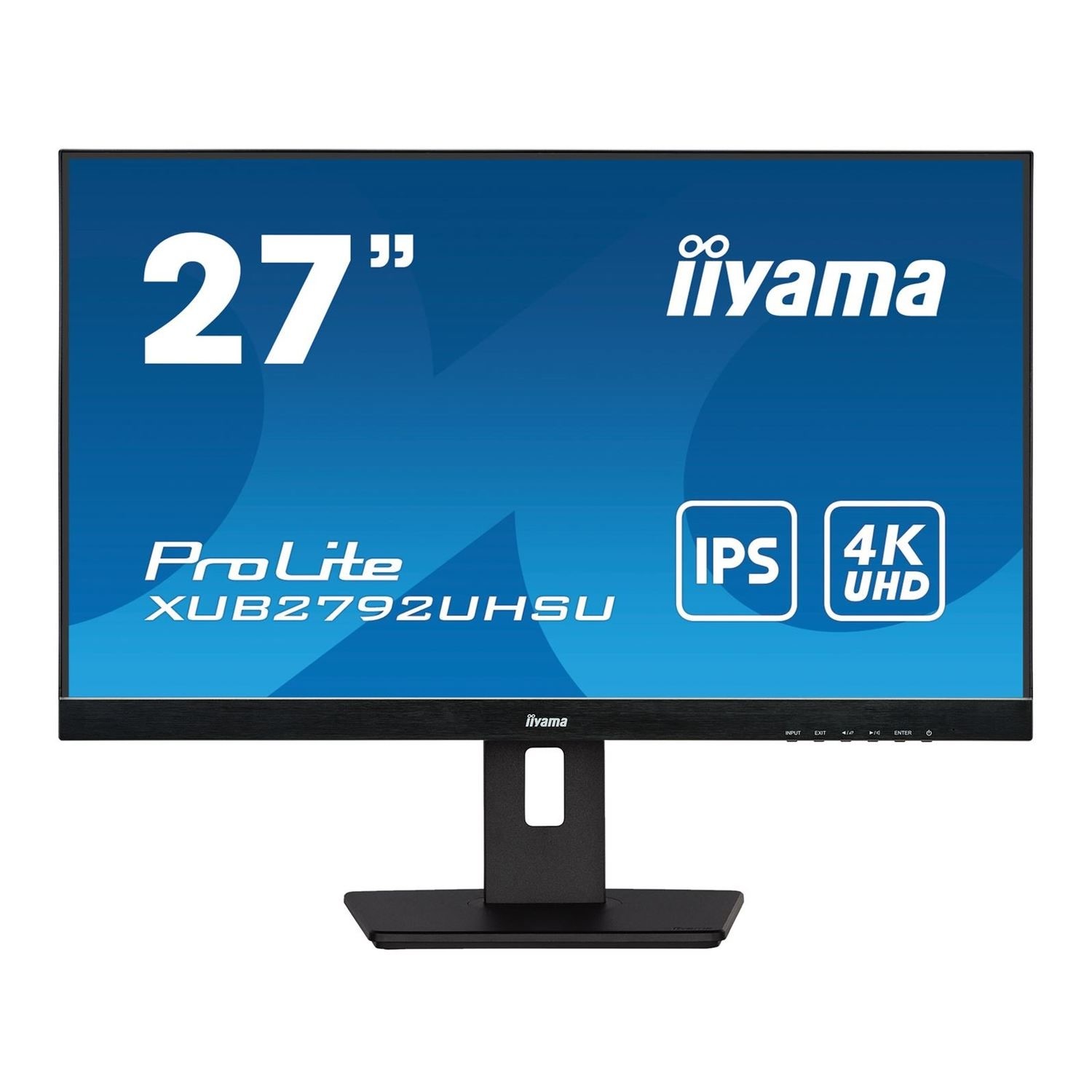 Iiyama ProLite XUB2792UHSU 27 Ips 4K Uhd Height-Adjustable USB-C Monitor