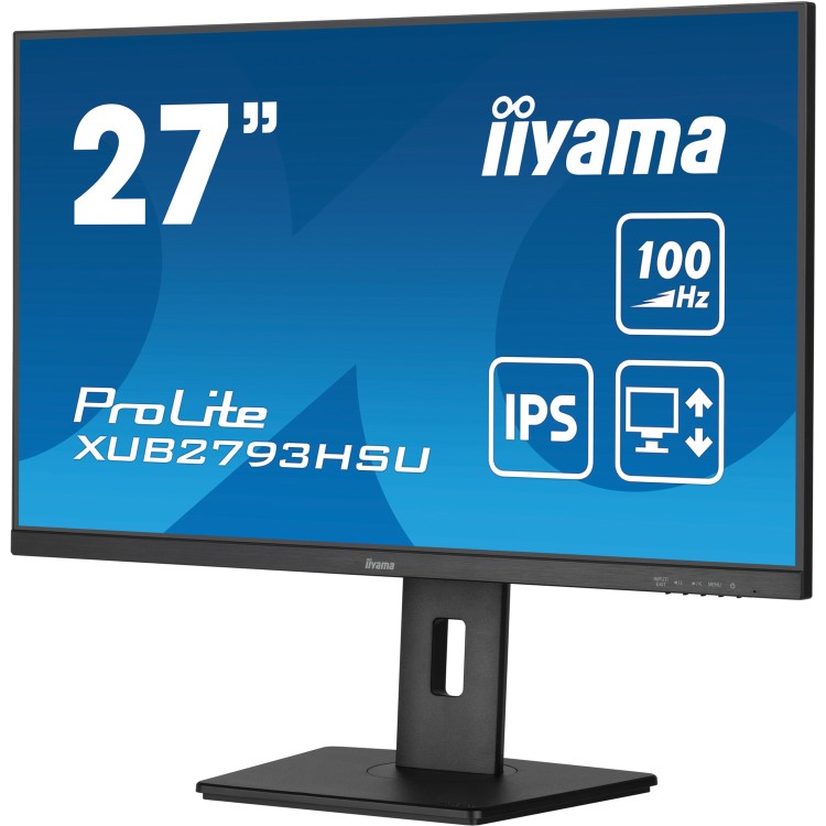 iiyama XUB2793HSU 27" IPS Full HD 100Hz Height Adjustable Monitor