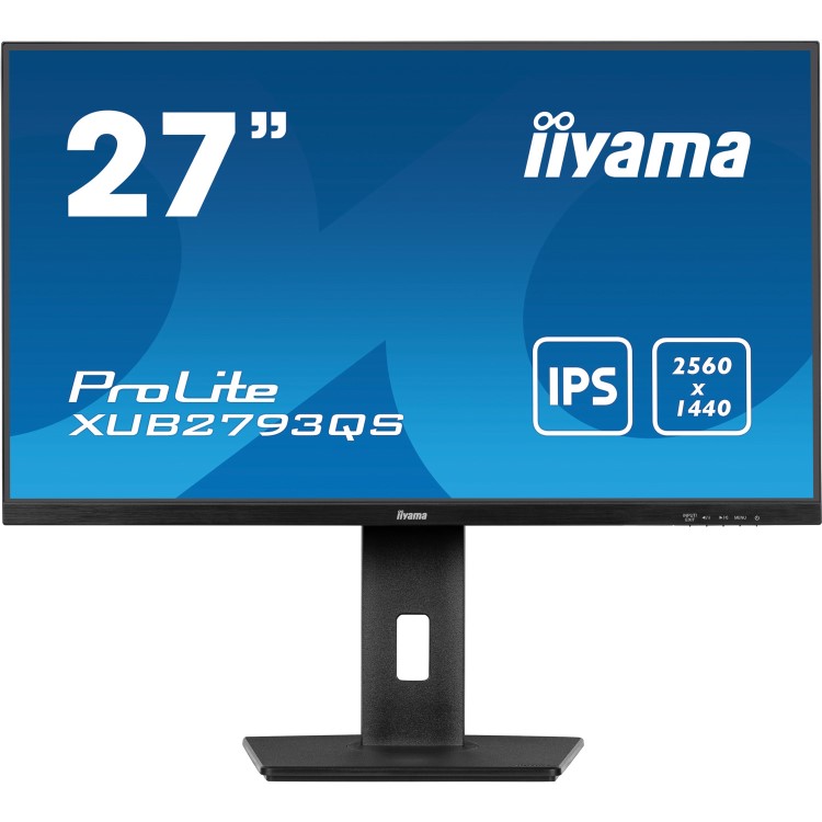 iiyama XUB2793Q 27" IPS WQHD 100Hz height adjustable stand Monitor