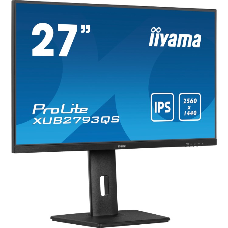 iiyama XUB2793Q 27" IPS WQHD 100Hz height adjustable stand Monitor