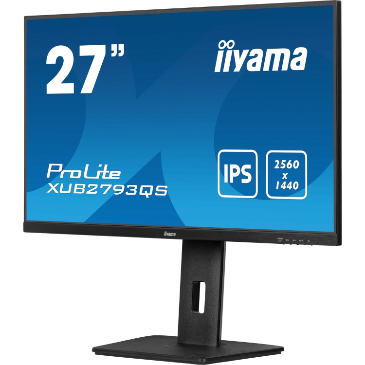 iiyama XUB2793Q 27" IPS WQHD 100Hz height adjustable stand Monitor
