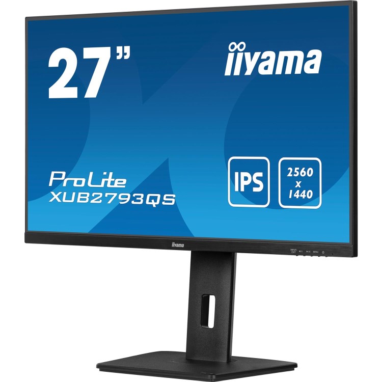 iiyama ProLite XUB2793QS 27" IPS Full HD 100Hz Height-Adjustable Monitor