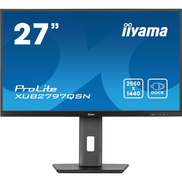 iiyama ProLite XUB2797QSN 27" IPS QHD 100Hz USB-C Height-Adjustable Monitor