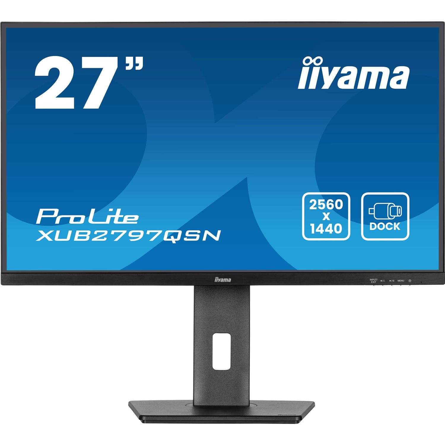 ProLite XUB2797QSN 27 IPS QHD 100Hz USB C Height Adjustable Monitor