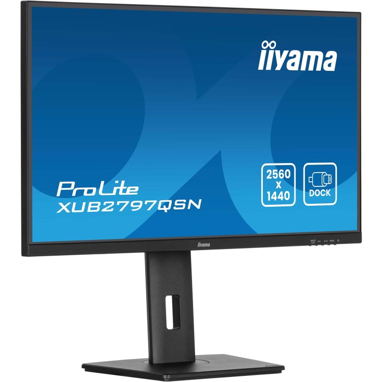 iiyama ProLite XUB2797QSN 27" IPS QHD 100Hz USB-C Height-Adjustable Monitor