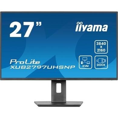 Iiyama ProLite XUB2797UHSNP 27" IPS 4K UHD USB-C KVM Height-Adjustable Monitor