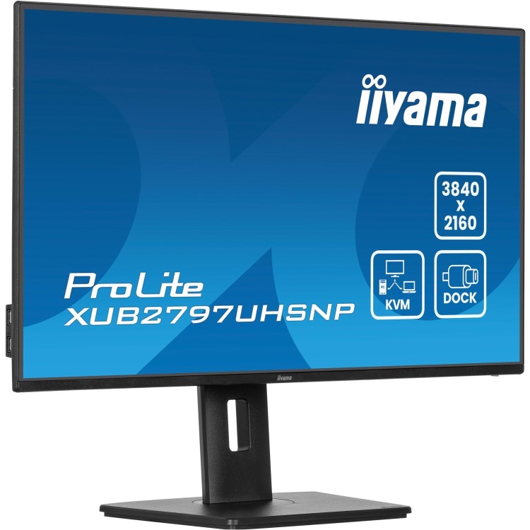 iiyama ProLite XUB2797UHSNP 27" IPS 4K UHD USB-C KVM Height-Adjustable Monitor