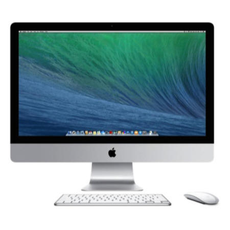 Apple iMac 27" i5 3.2GHz Quad-core 8GB 1TB Nvidia GeForce 755M 1GB All In One Desktop - Wired Keyboard and mice