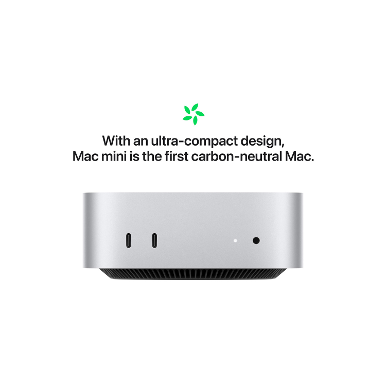 Apple Mac mini M4 32GB RAM 256GB SSD macOS Sequoia Mini PC - Silver