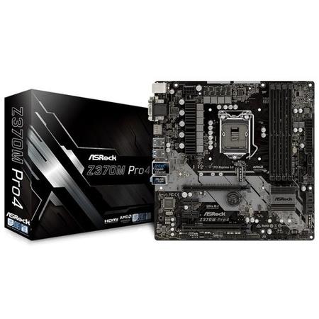 Asrock Z370M PRO4 Intel Socket 1151 Micro ATX Motherboard