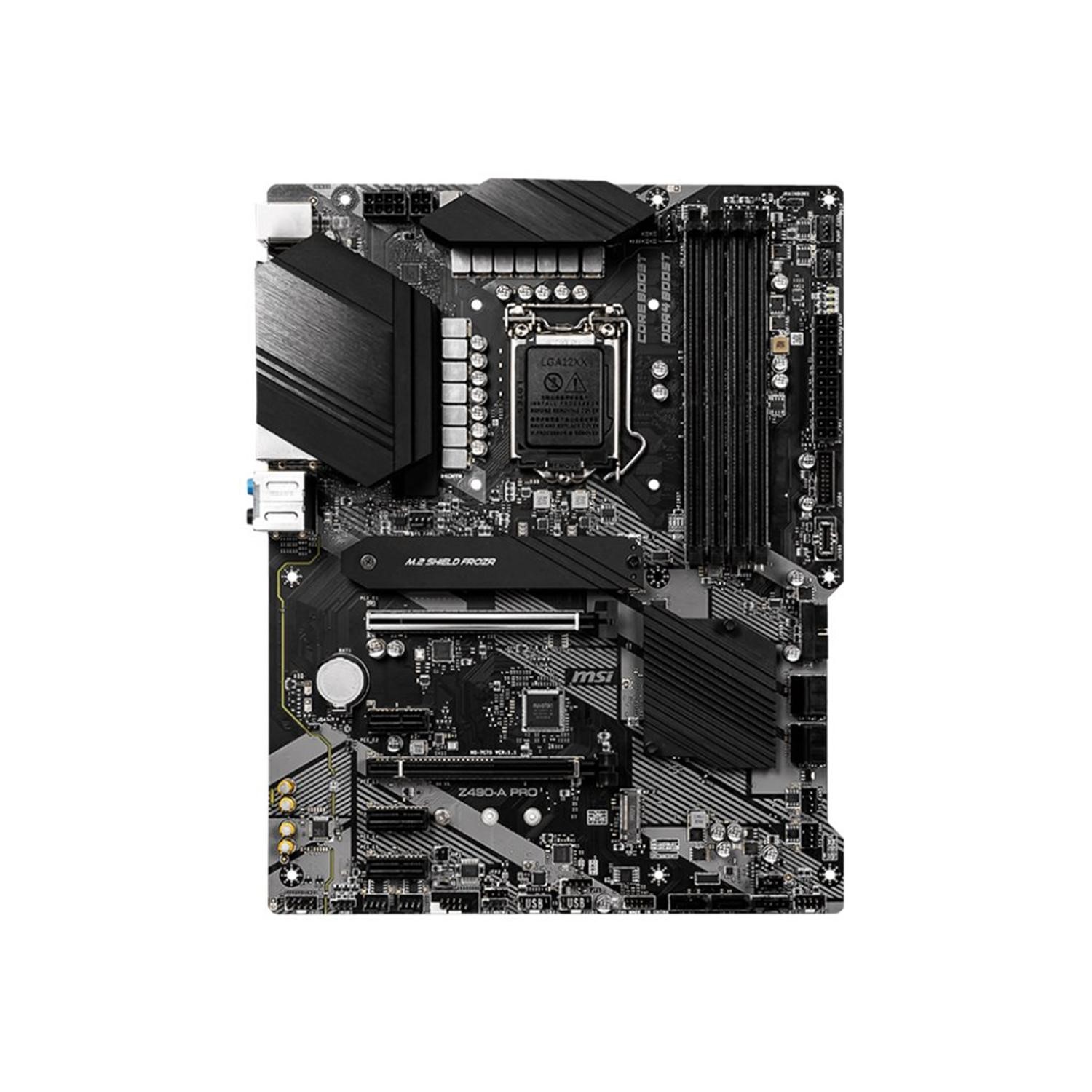 MSI Z490-A PRO ATX Motherboard Laptops Direct - Main Image