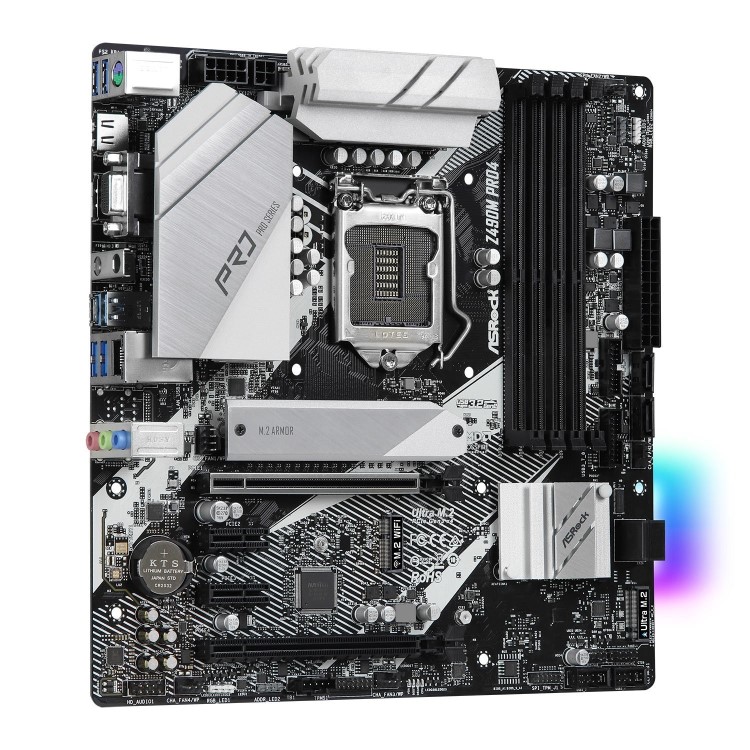 ASRock Intel Z490M PRO4 Micro-ATX Motherboard