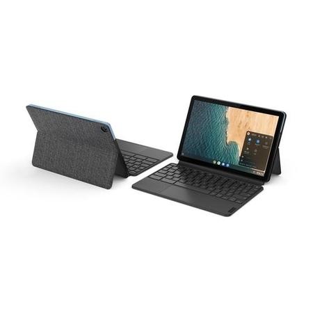 Lenovo IdeaPad Duet MediaTek P60T 128GB eMCP 10.1" FHD Touchscreen ChromeOS Tablet - Blue + Grey